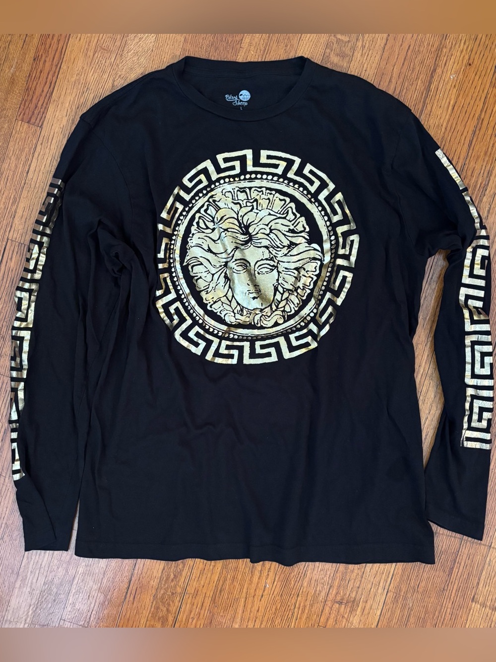 Metallic Medusa Long Sleeve Tee - L